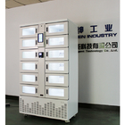 QR Coin Bill Parcel Refrigerated Lockers 24 Hours For Grocery Delivery