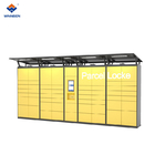 Indoor medicine parcel delivery locker for hospital with touch screen and remote control