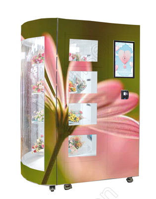 로커들 기계 스마트 카드 결제 냉 압연 강철을 파는 24 시간 작은 시장 꽃