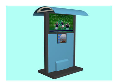 방수 간이 건축물, LCD 터치스크린 대피소를 가진 옥외 간이 건축물 체계를 광고하는 멀티미디어
