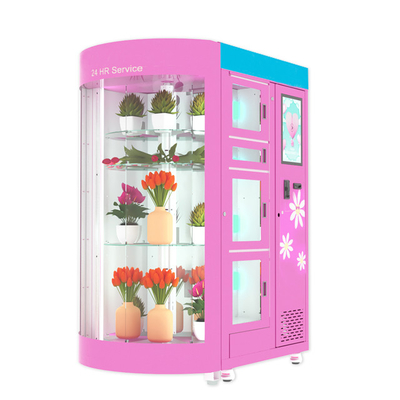 와이파이 19 인치와 자급식 냉동 꽃 로커 자동 판매기