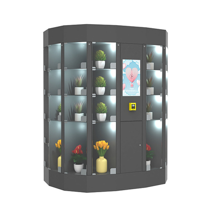 싱싱한 꽃 로커 자판기는 240V를 기계화하고 냉각 시스템을 냉동시킵니다