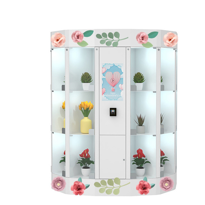 현명한 냉각 로커 120V와 라운드 꽃 분배기 냉동고 자동 판매기
