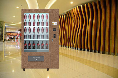 다 언어 UI 강철 몸 스페셜 Deisgn를 가진 엘리베이터 자동 판매기 간이 건축물을 가진 터치스크린 적포도주 컨베이어