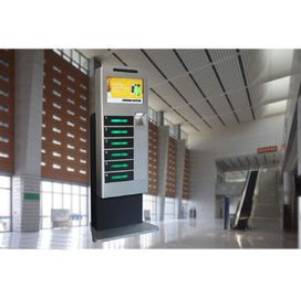 역 로커 실내 사용을 원격 플랫폼 광고 기능으로 채우는 LCD 스크린 휴대폰