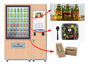 Winnsen 주스 샐러드 자동 판매기, 상승 체계를 가진 건강한 음식 판매 로커