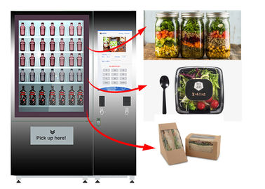 건강한 음식 판매 로커, 원격 제어 체계를 가진 샐러드 자동 판매기