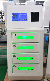 은행 슈퍼마켓 공항을 위한 4개의 디지털 방식으로 자물쇠 문을 가진 잘 고정된 휴대전화 충전소