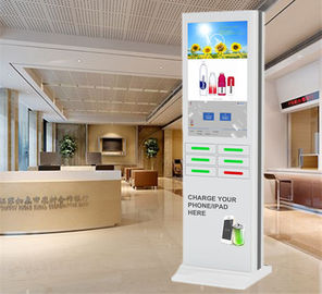 인조 인간 자유 전하 지면 대 휴대전화 위탁 로커 상자 기계 디지털 방식으로 Signage 간이 건축물