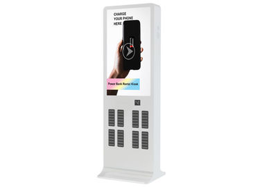 광고 LCD 임대 전화 신용 카드 독자와 APP 소프트웨어 시스템을 가진 위탁 간이 건축물 역