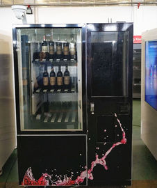 ODM/OEM 포도주 Champagne 배달을 위한 바구니를 가진 거품이 많은 알콜 자동 판매기