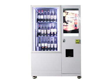 22 인치 터치 스크린을 갖춘 냉장고 냉각 대용량 와인 병 자동 판매기