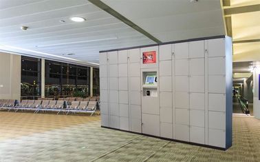 똑똑한 자물쇠 신용 카드 접근을 가진 금속 학교 저장 기차역 공항 공중 로커