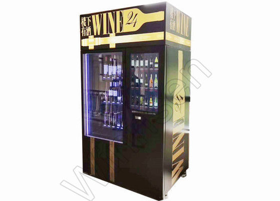 Age Verification Touch Screen OEM Champagne Vending Machine
