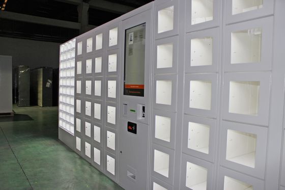 32" Touch Screen Vending Lockers Customized With Coin Bill Acceptor