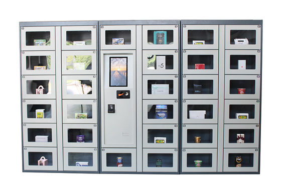 터치 스크린이 있는 조절 가능한 온도 미크론 스마트 자동 판매기를 위한 냉각 로커 꽃 자동 판매기