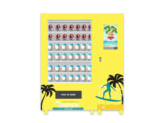 실내 야자열매 물 신용 카드 음식 자동 판매기 상업적인 엘리베이터 체계 자동