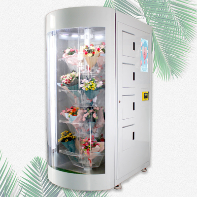 LCD 터치 스크린과 최고급의 싱싱한 꽃 자동 판매기 냉 압연 강철