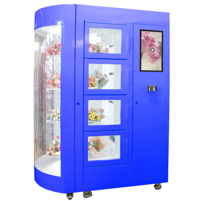 윈에른센은 냉각 시스템과 투명한 선반과 습한 플로워 부켓 자동 판매기를 냉동시켰습니다