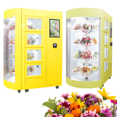 가습기와 24 시간 편의점 꽃 자동 판매기 꽃 매장 공장 설비 OEM ODM