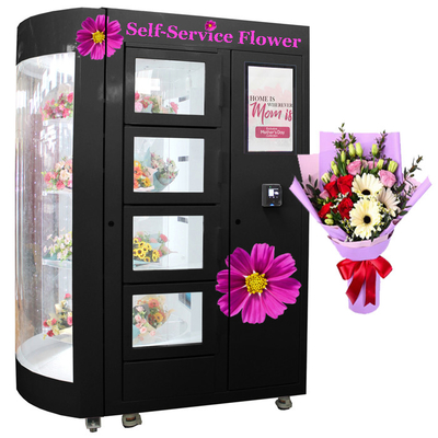 직원 승무원 없는 윈에른센 자급식 싱싱한 꽃 자동 판매기