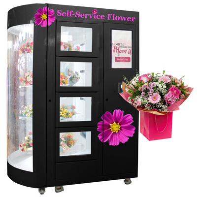 직원 승무원 없는 윈에른센 자급식 싱싱한 꽃 자동 판매기