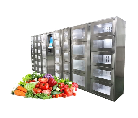 음식 야채 판매 로커 기계 18.5 &quot; 터치 스크린 지적인 서비스