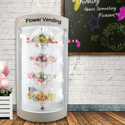 핸즈크래프티드 꽃 자동 판매기 240V 꽃다발 소매 시스템