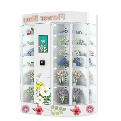 현명한 냉각 로커 120V와 라운드 꽃 분배기 냉동고 자동 판매기