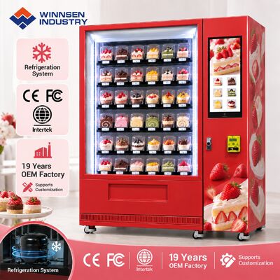 품질 Winnsen Cupcake and Bread Vending Machine for Supermarket Coffee Shop Office Lobby 공장