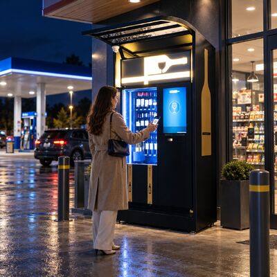 품질 윈센 스마트 와인 자판기 24시간 무인 카드/QR 결제 공장