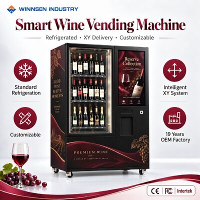 품질 Winnsen OEM ODM Custom Wine Vending Machine with Cloud Management CE FCC Certified 공장