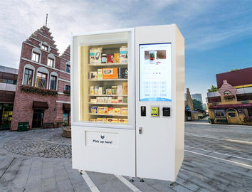 22 터치 스크린 셀프 서비스 미니 마트 자동 판매기 냉 음료수 과일 사용