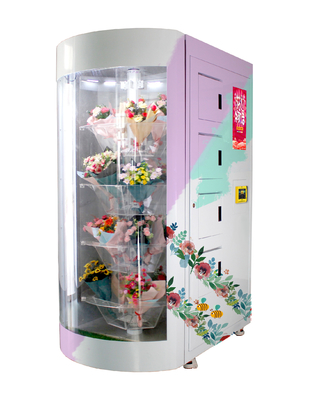자동 Winnsen 꽃 자동 판매기 냉각 로커 스마트
