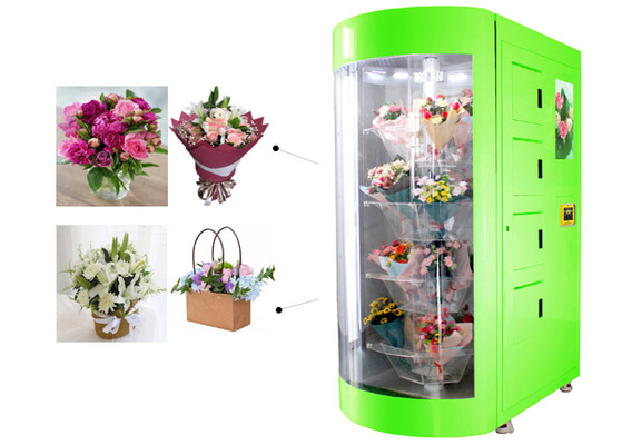 투명 유리창과 리모콘과 실내 실외 사용 최고급 지적 꽃 자동 판매기